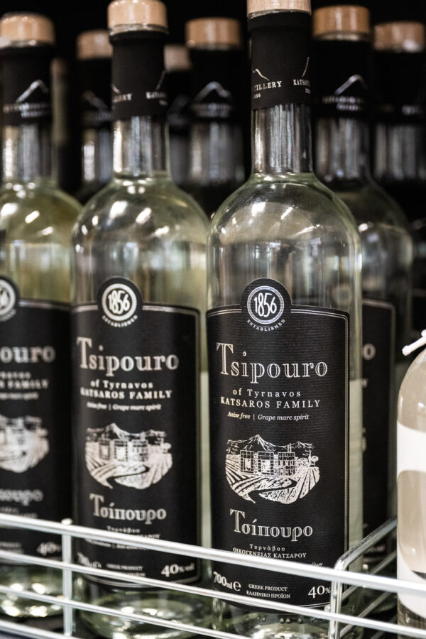 Tsipouro Tirnavou ohne Anis (700ml)